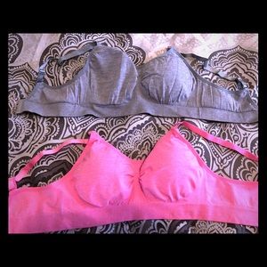2 Nursing bras - size large